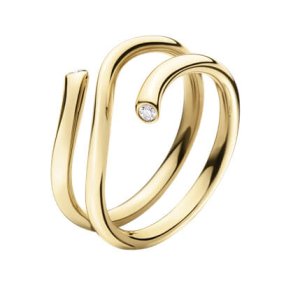 Georg Jensen Magic ring - Guld - 0,04 ct.