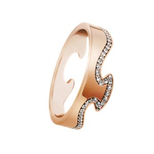 Georg Jensen Fusion endering - Rosaguld -  0.15-0.20 ct.