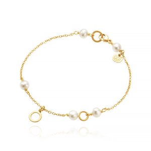 Dulong Fine Jewelry Piccolo armbånd - guld - ferskvandsperler