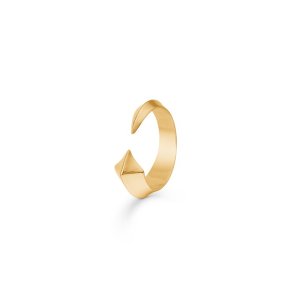 Mads Z Prism ring - guld- str. 54
