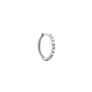 Ro Copenhagen Rock Classic creol ørering 1 stk. - 18kt Hvidguld