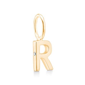 Ro Copenhagen My R vedhæng - guld