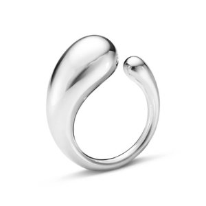 Georg Jensen Mercy ring large - Sølv