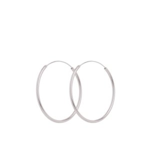 Pernille Corydon Plain Hoops - sølv