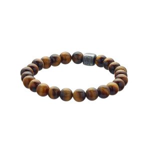 Alexander Lynggaard Tiger Eye armbånd - 8 mm