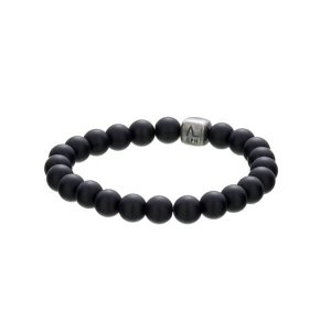 Alexander Lynggaard Black Onyx Matte armbånd - 8 mm