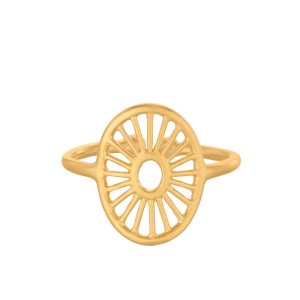 Pernille Corydon Small Daylight ring - forgyldt sølv