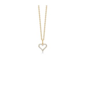 Mads Z Tender Heart vedhæng - guld - 0,12 ct