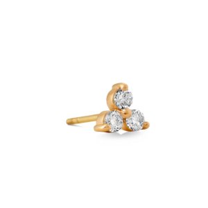 Ro Copenhagen Fryd Diamant ørestik 1 stk. - 18kt Rødguld