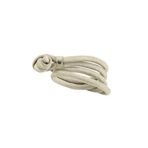 OLE LYNGGAARD COPENHAGEN Sweet Drops silke armbånd - Beige - Str. Small