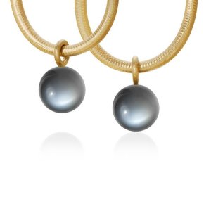 Dulong Fine Jewelry Globe Vedhæng - Guld - Månesten