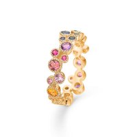 Mads Z Luxury Rainbow ring - guld