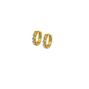 Aqua Dulce Tennis Darling øreringe - forgyldt sølv - 10 mm