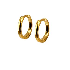 Aqua Dulce Maren Hoops creoler - forgyldt sølv