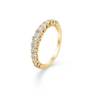 Mads Z Crown Princess ring - guld - 0,50 ct