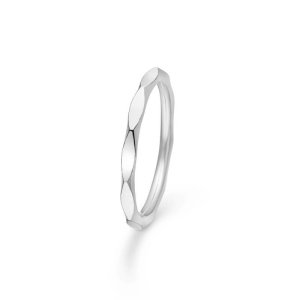 Mads Z Poetry Edge ring - sølv
