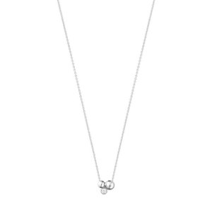 Georg Jensen Moonlight Grapes halskæde - sølv - 0,07 ct