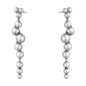 Georg Jensen Moonlight Grapes øreringe 5,9 cm - Sølv