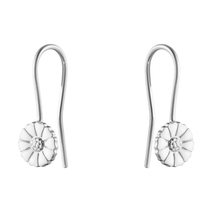 Vis stedet Compose handicappet Georg Jensen Daisy Marguerit øreringe – sølv – 7 mm – Hvitfeldt Smykker &  Ure