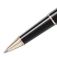 Montblanc Meisterstück Doué Geometry Champagne Gold-Coated Classique Rollerball Pen - Image 2