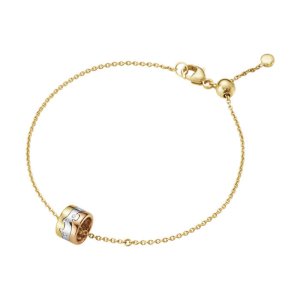 Georg Jensen Fusion armbånd - 18 kt rødguld - 0,02 CT