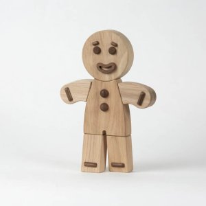 Boyhood Gingerbread Man Small - Oak
