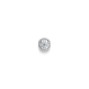 Ro Copenhagen Inner Peace Diamant Lotus perle - 18kt Hvidguld