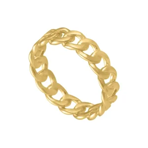Aqua Dulce Selia ring - forgyldt sølv