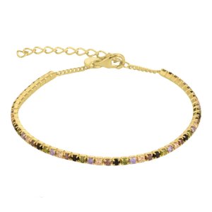 Aqua Dulce Linea armbånd - forgyldt sølv