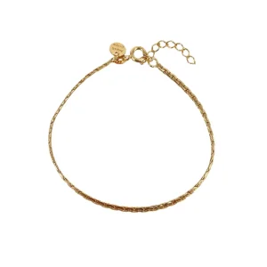 Aqua Dulce Cobra armbånd - forgyldt sølv