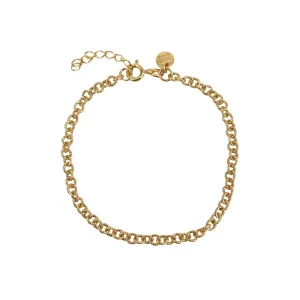 Aqua Dulce Baloo armbånd - forgyldt sølv