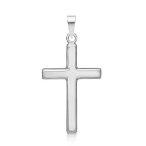 Sølv kors,25mm,dåbsgaver,konfirmations gaver,blankt