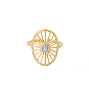 Pernille Corydon Dream Catcher ring - forgyldt sølv