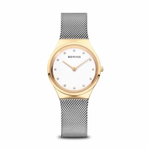 Bering ur, dame ur, ur, bicolor, 2 farvet, safirglas