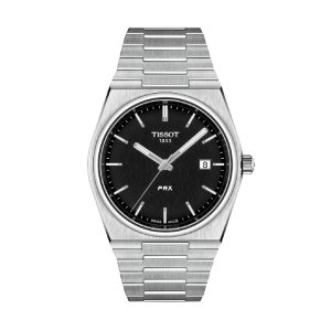 Tissot PRX – Herreur i stål m. sort skive 40mm