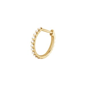 Georg Jensen Signature Diamond ørering - Guld