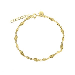 Aqua Dulce Mila armbånd - forgyldt sølv