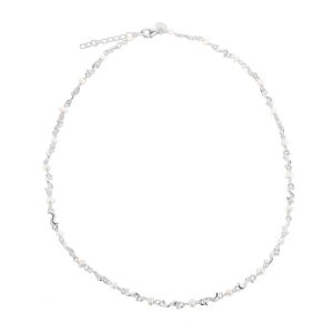 Aqua Dulce Rhumba Pearl halskæde - sølv