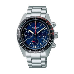 SEIKO PROSPEX SPEEDTIMER – Solar Herreur m. Chronograph stål/blå skive 39mm