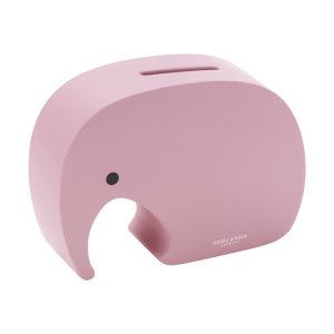 Georg Jensen Lyserød Miniphant - rustfrit stål