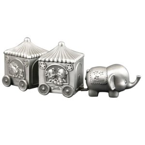 Nordahl Andersen fortinnede første hårlok/tand æsker - elefant