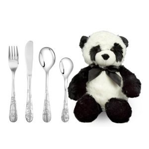 Nordahl Andersen Panda børnebestik - rustfrit stål