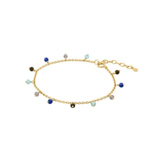 Pernille Corydon Blue Hour armbånd - forgyldt sølv
