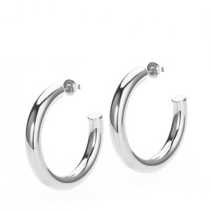Sistie 2nd Aura Hoops - sølv PVD belægning