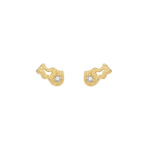 Nava Copenhagen Gali Petite Studs ørestikker - forgyldt sølv