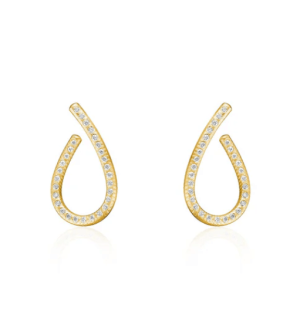 Dulong Fine Jewelry Kharisma Galaxy øreringe - Guld - Lille m. 0,24 ct