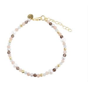 Aqua Dulce Miah armbånd - forgyldt sølv