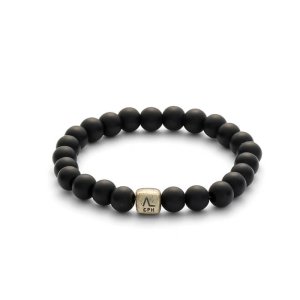 Alexander Lynggaard ColorUp Onyx Matte armbånd - 8 mm