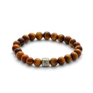 Alexander Lynggaard ColorUp Tiger Eye armbånd - 8 mm