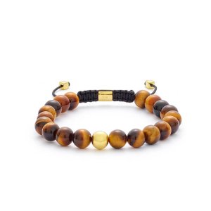 Alexander Lynggaard ColorUp Tiger Eye Braided armbånd - 8 mm